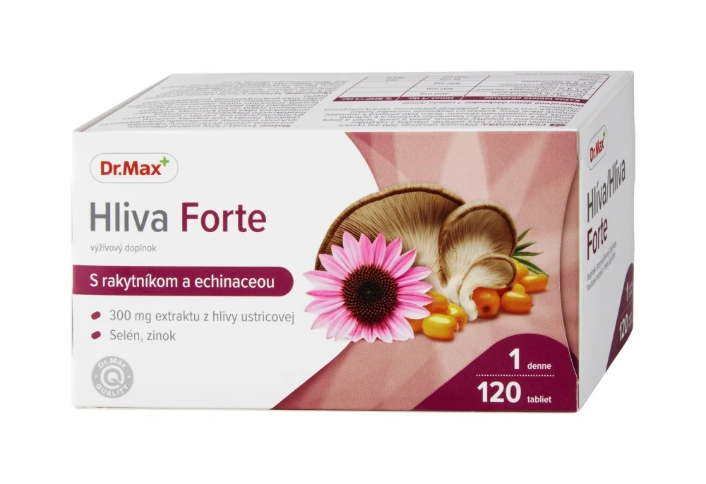 Dr. Max Hliva Forte 1×120 tbl, extrakt z hlivy ustricovej