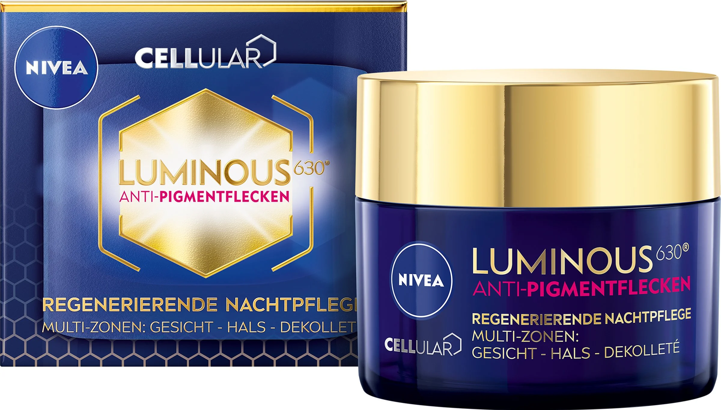 Nivea Nočný krém proti pigmentovým škvrnám Cellular Luminous 1×50 ml