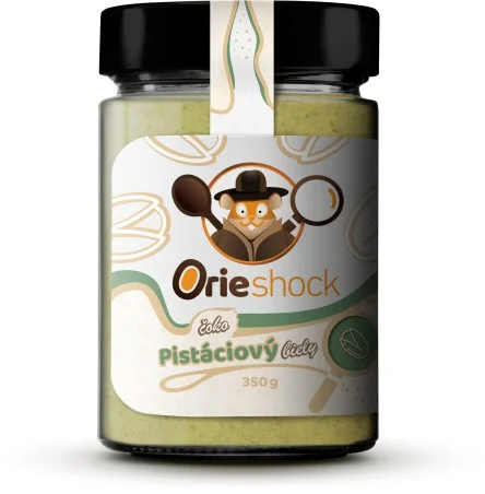 Orieshock čoko pistáciový biely 350g