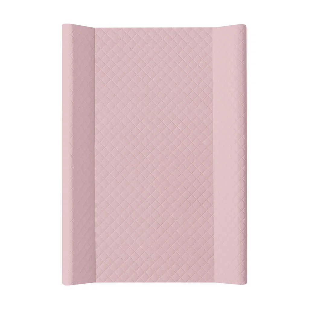 CEBA Podložka prebaľovacia 2-hranná s pevnou doskou (50x70) Comfort Caro Pink