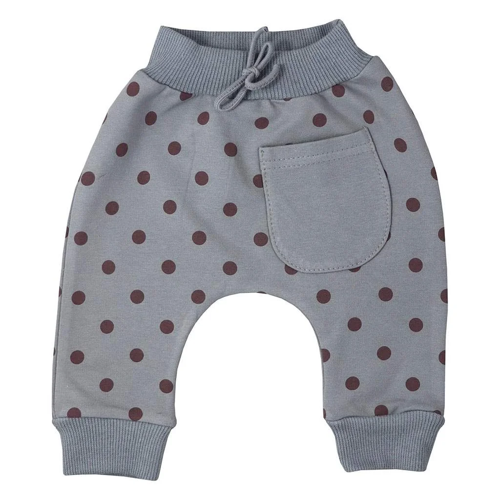 Dojčenské tepláčky Koala Dots sivá 74 (6-9m), 20C50932 