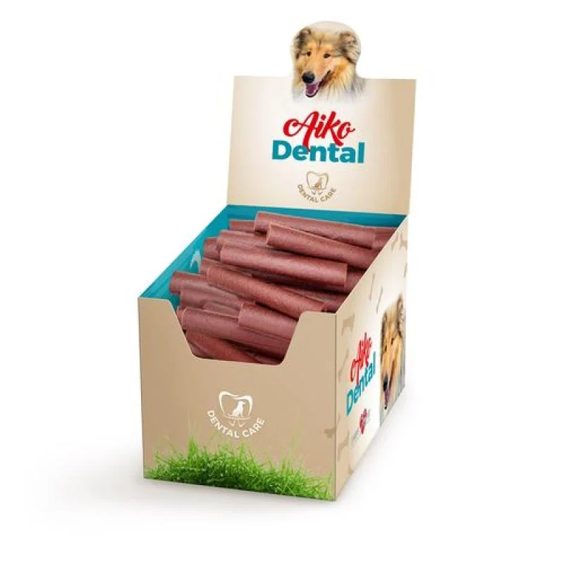 COBBYS PET AIKO Dental Soft Roll Beef 11,4cm 1ks mäkká trubička s hovädzím mäsom 