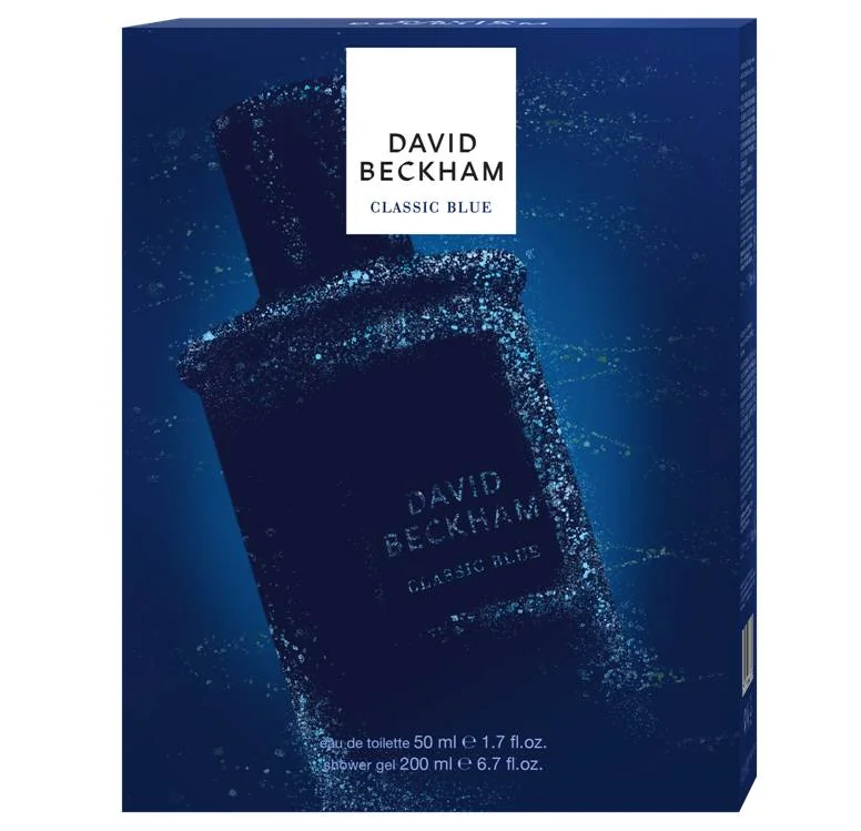 David Beckham Classic Blue EDT 50ml + SG 200ml