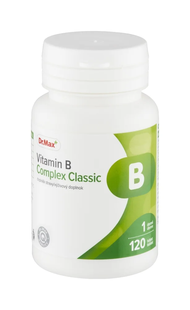 Dr. Max Vitamin B Complex Classic 1×120 tbl, výživový doplnok