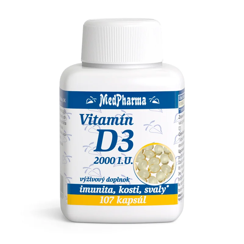 MedPharma VITAMÍN D3 2000 I.U.