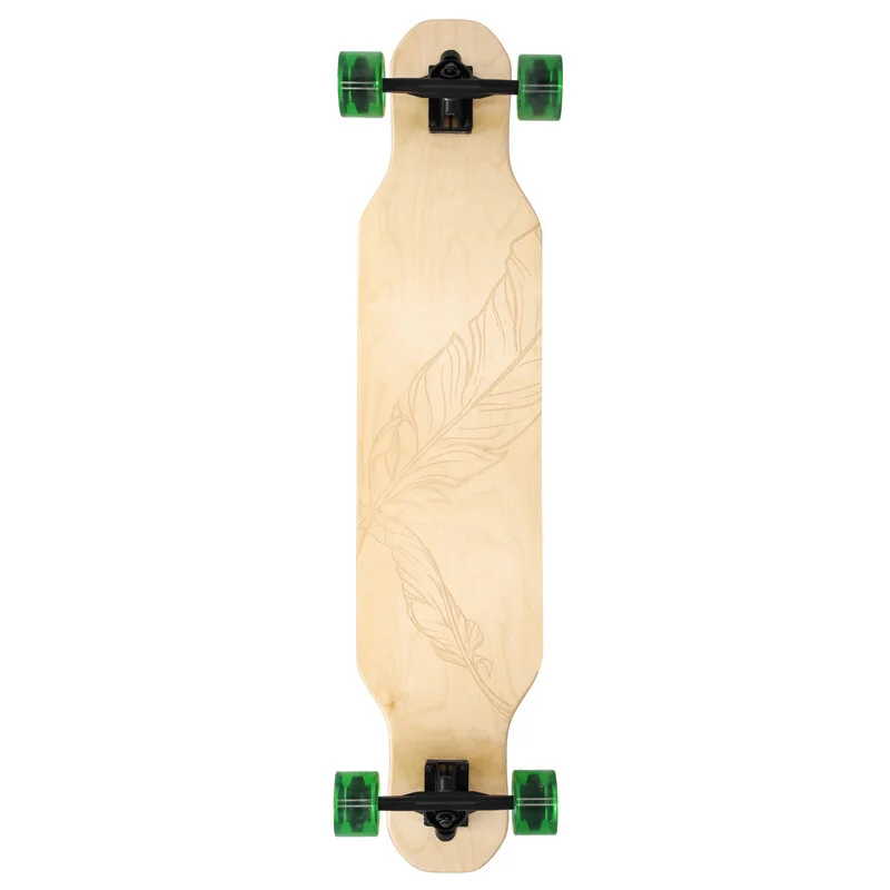 SPOKEY - LONGBAY PRO Longboard 104 x 24 cm ABEC7, zeleno - čierny 