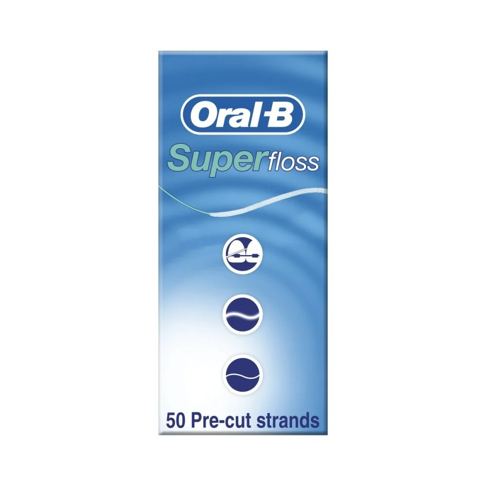 Oral-B Super floss Mint ZUBNÁ NIŤ 1×1 ks, zubná niť 30 m