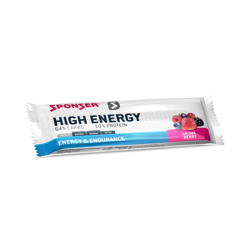 Sponser HIGH ENERGY BAR 45g Príchuť marhuľa-vanilka