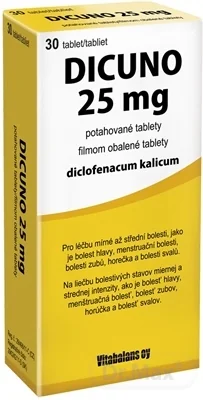 Dicuno 25 mg 30 tabl.