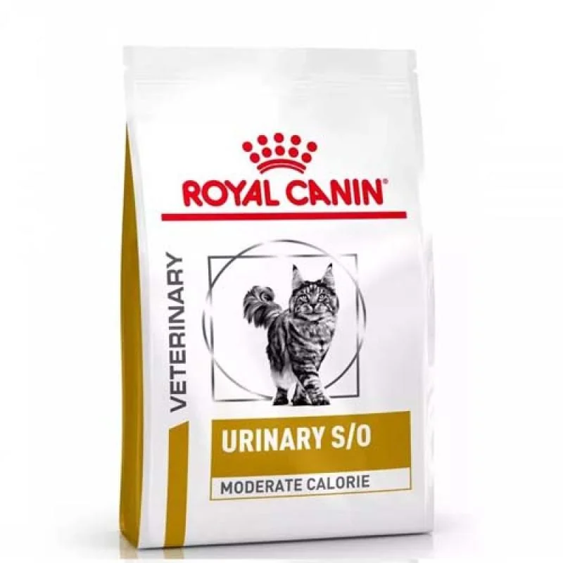 ROYAL CANIN VHN CAT URINARY S/O MODERATE CALORIE 1,5kg -suché krmivo pre mačky s nadváhou, ktoré rozpúšťa struvitové kamene