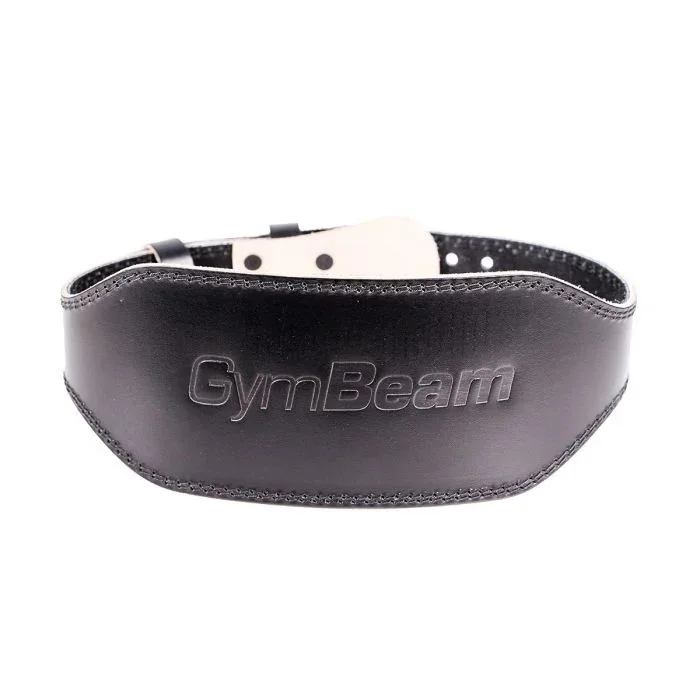 Gymbeam fitness opasok celokožený black s