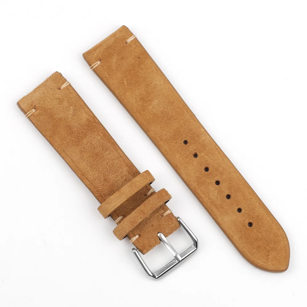 BStrap Suede Leather remienok na Xiaomi Amazfit GTR Mini brown