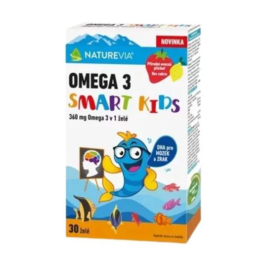 NATUREVIA OMEGA 3 SMART KIDS (30 želé)