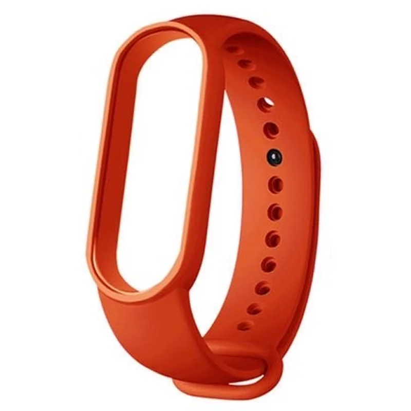 BStrap Silicone remienok na Xiaomi Mi Band 5/6/7, oranžový