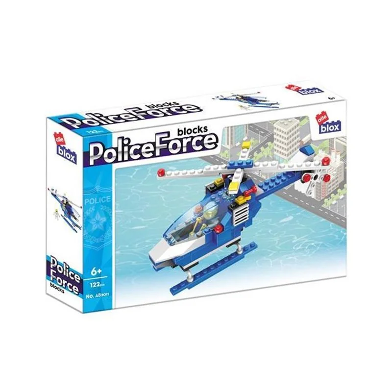 Stavebnica Alleblox PoliceForce 122ks 