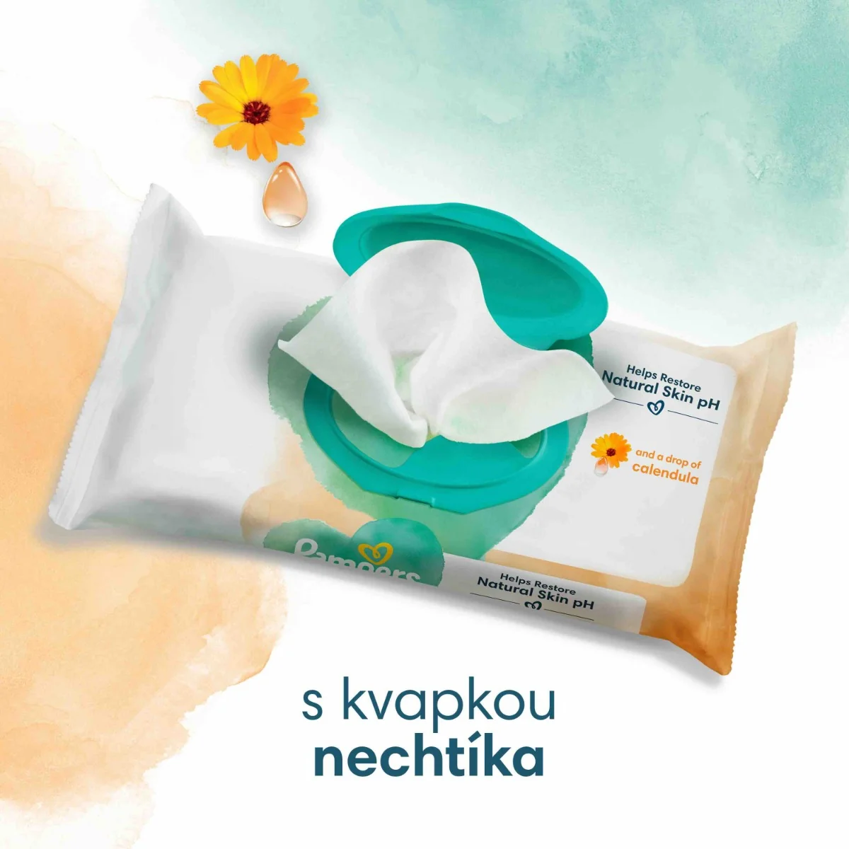 Pampers Harmonie Protect & Care detské vlhčené obrúsky 3×44 ks, vlhčené obrúsky