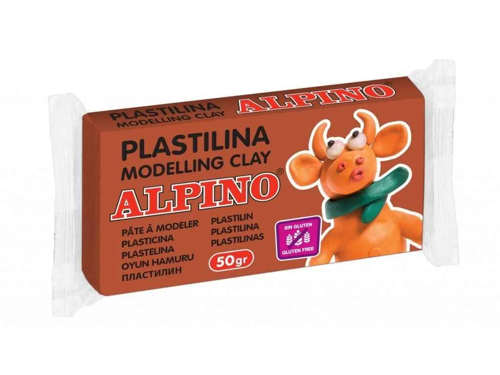 ALPINO Modelovacia hmota hnedá - 50g