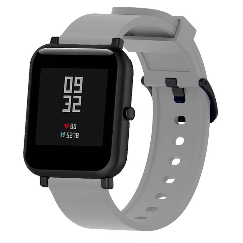 BStrap Silicone V4 remienok na Xiaomi Amazfit GTR Mini gray