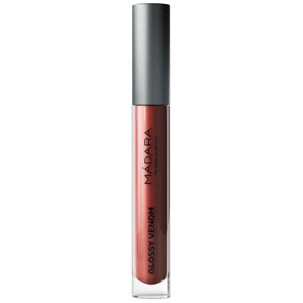 MÁDARA GLOSSY VENOM Hydratačný lesk na pery Vegan Red 4ml