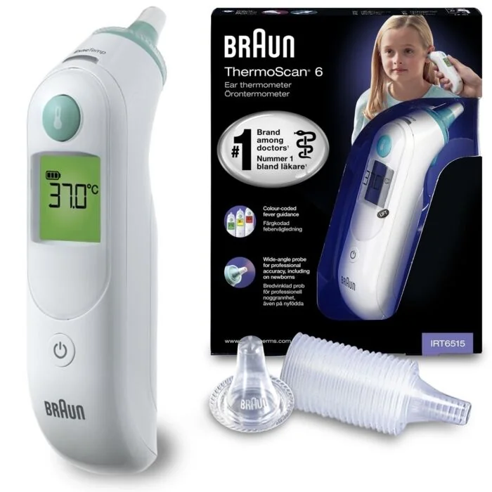 BRAUN ThermoScan 6 IRT6515 ušný teplomer 1×1 ks, presné meranie teplomery