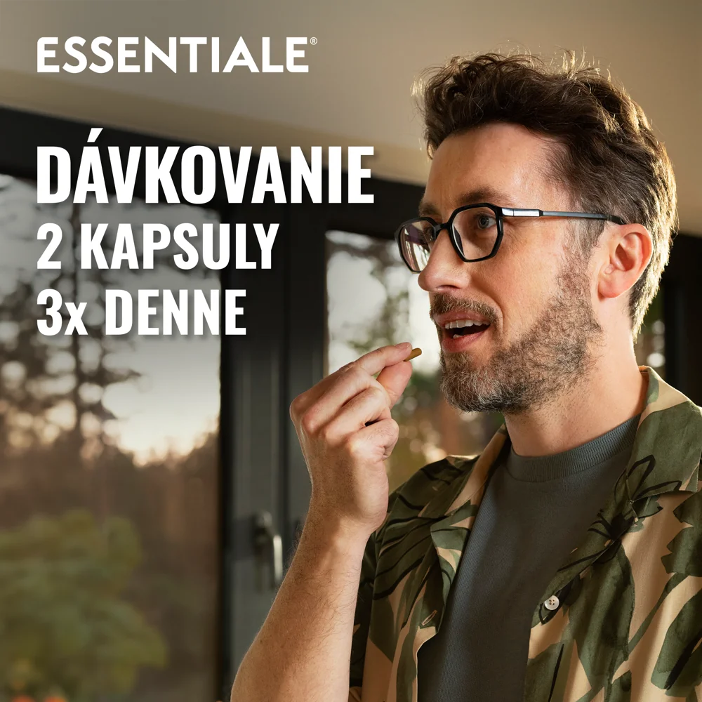 Essentiale® 300 mg 1×90 cps, liečba chorôb pečene