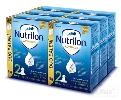 Nutrilon Advanced 2 6×1000 g, dojčenské mlieko
