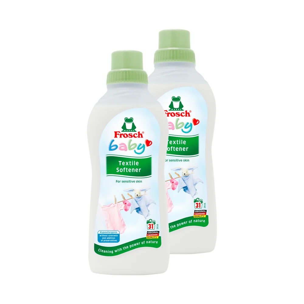 FROSCH EKO Baby Hypoalergénne pláchadlo na dojčenskú a detskú bielizeň 2 x 750 ml