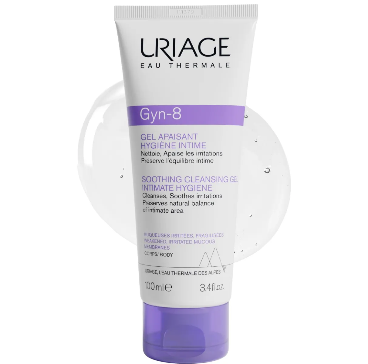 URIAGE GYN-8 Soothing Cleansing Gel Intimate Hygiene, 100ml 1×100 ml, intímny čistiaci gél