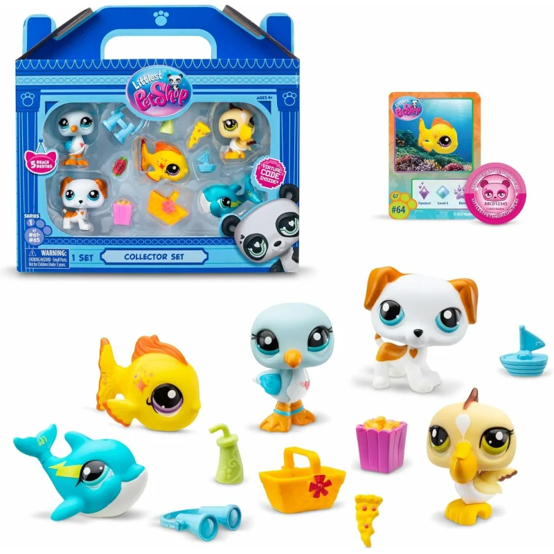 Littlest Pet Shop Beach Besties - Najlepší Proatelia z pláže, 5 postavičiek LPS00517