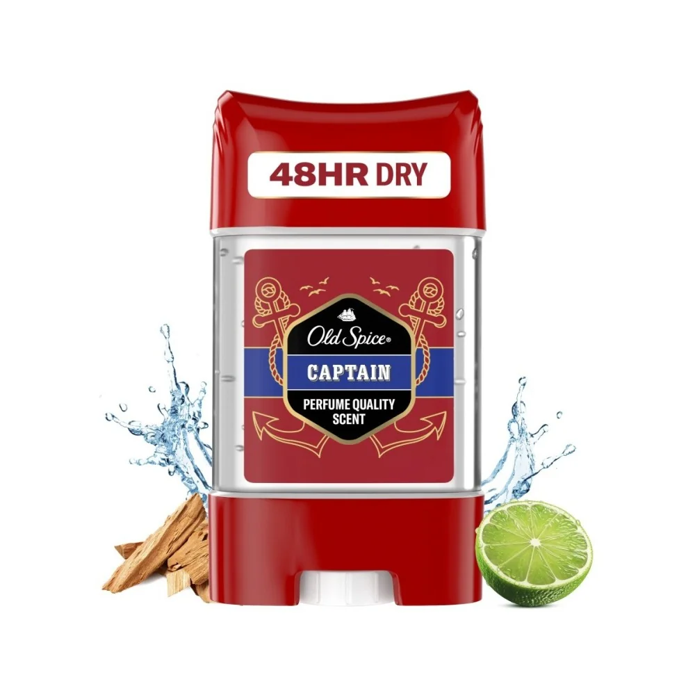 OLD SPICE CLEAR GEL CAPTAIN 1×70 ml, gélový antiperspirant