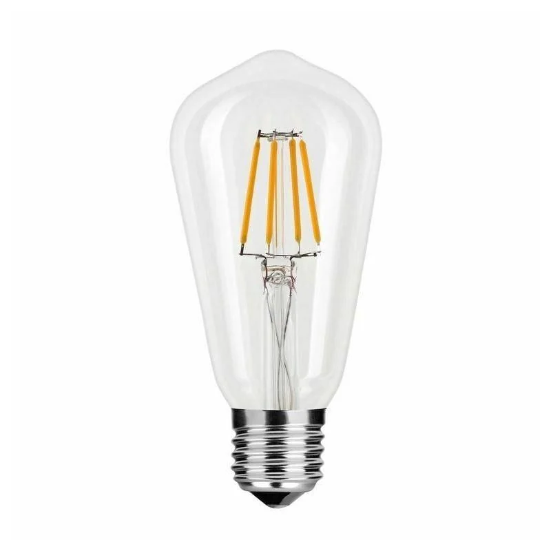 Modee LED Filament ST64 4W E27 440lm teplá biela