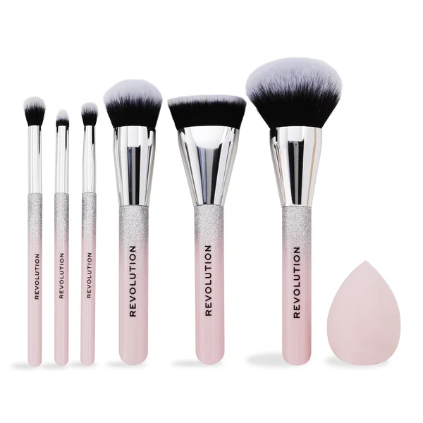 Revolution Glam Up Brush Gift Set, darčeková sada 1×1 set, darčeková sada