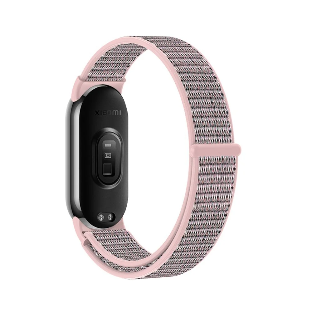 Tech-Protect Nylon remienok na Xiaomi Smart Band 8 / 9 pink