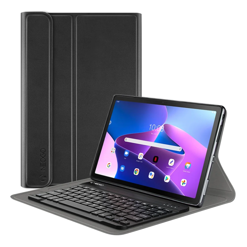 NEOGO Smart Cover Keyboard puzdro na Lenovo Tab M10 Plus 3gen 2022 10.6'' čierne