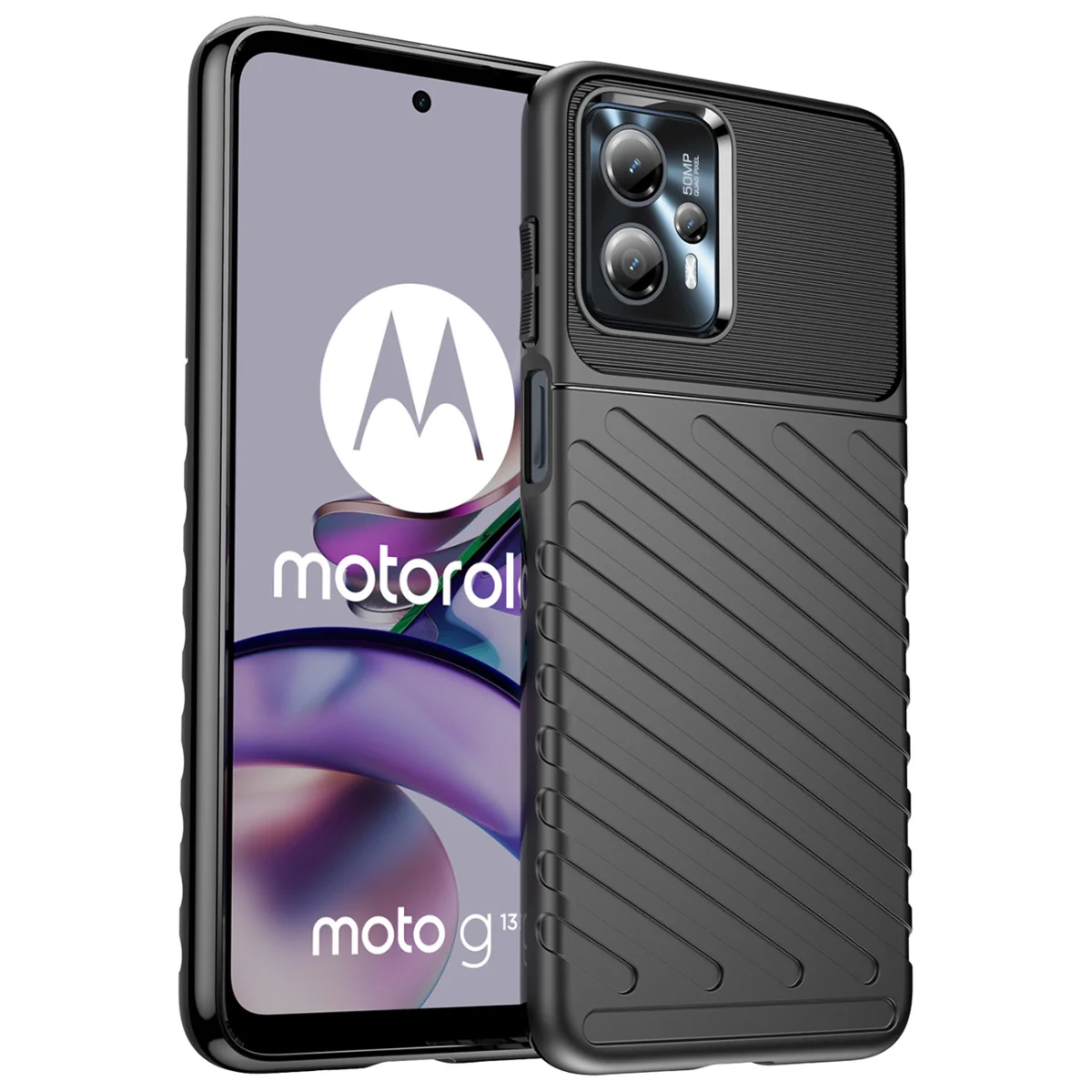 MG Thunder kryt na Motorola Moto G13 čierny