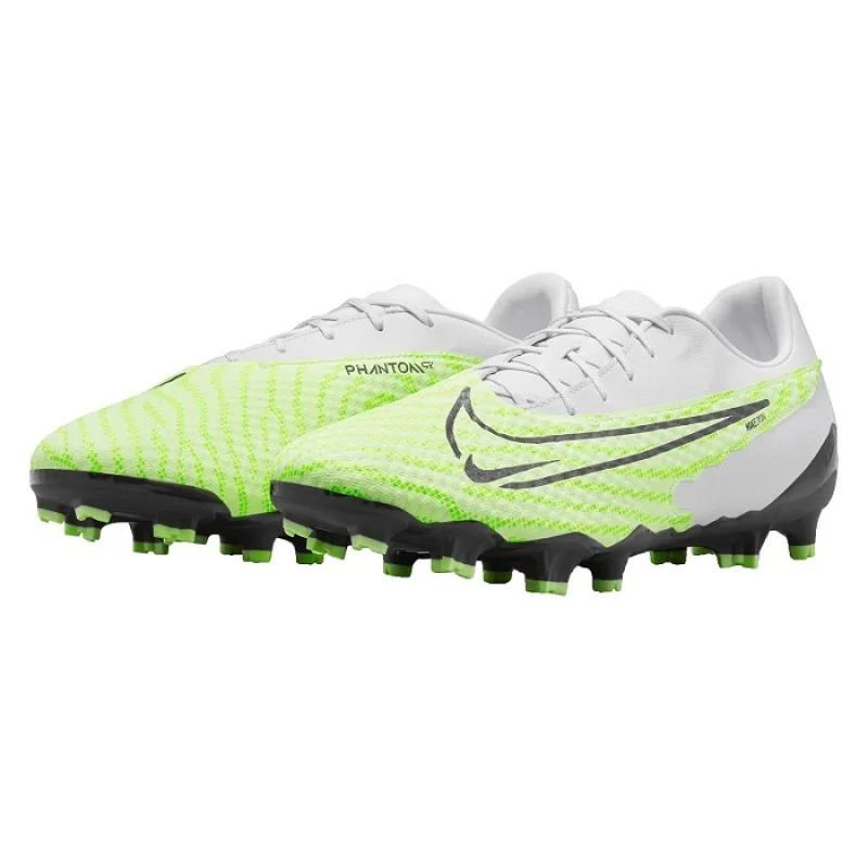 Nike Phantom GX Academy FG/MG Pánske futbalové kopačky, šedá/zelená, veľ. 45 95018-45