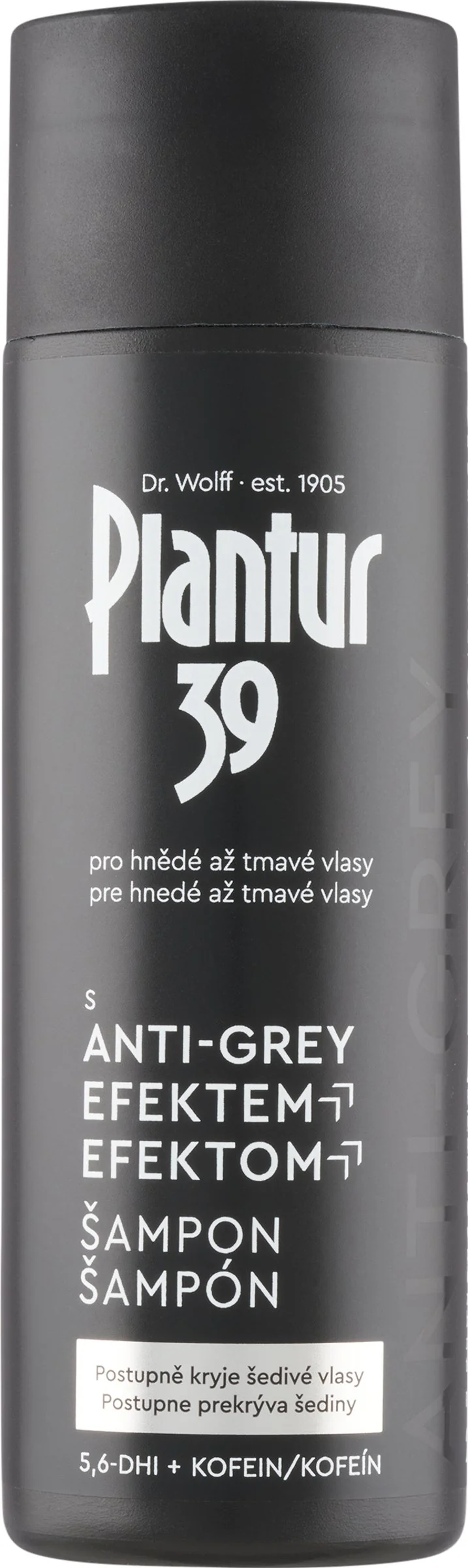 Plantur 39 Šampon s Anti-Grey efektem 1×200 ml, šampón proti šediveniu vlasov