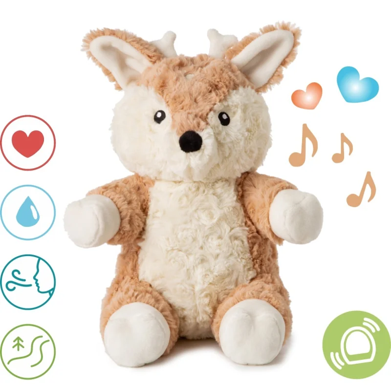 Cloud b® Love Light Buddies - Finley Fawn ™ Nočné svetielko s melódiou, Srnka, 0m+ 