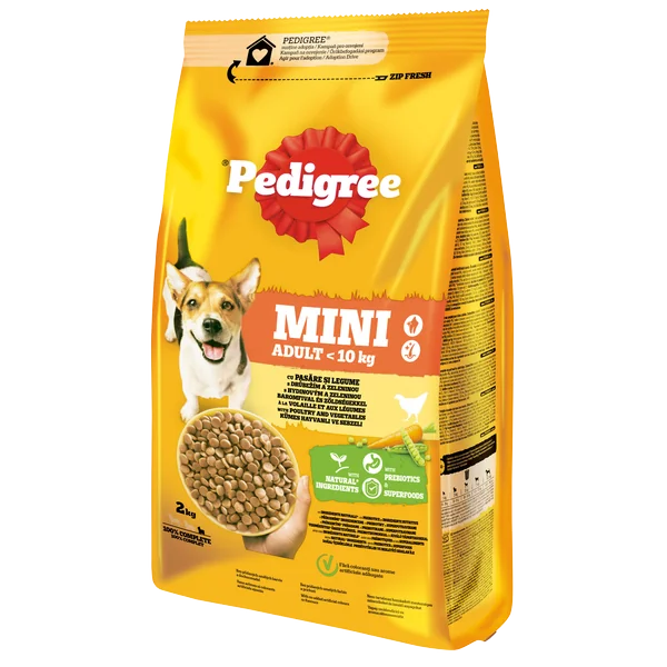 PEDIGREE granule Mini Adult hydina so zeleninou