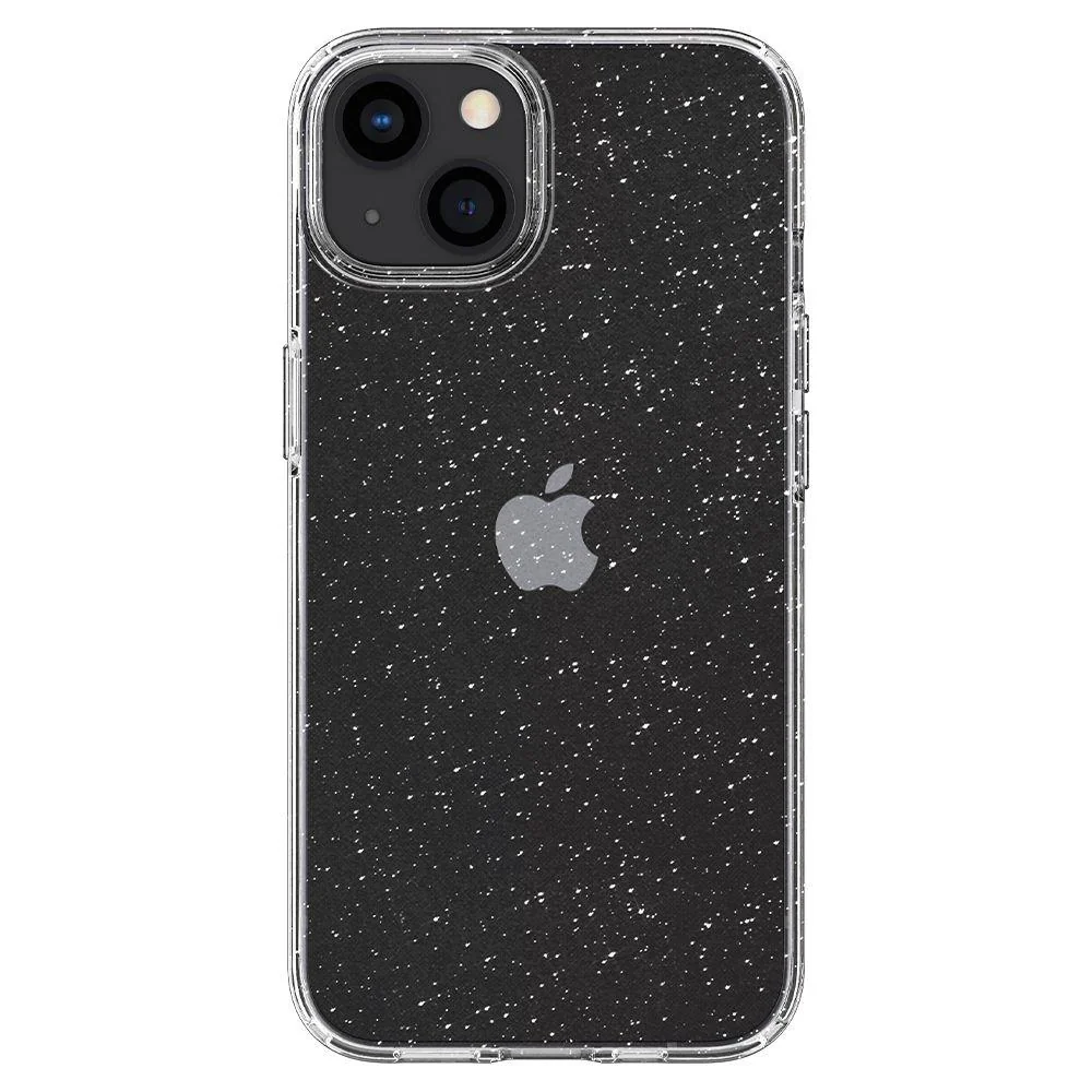 Spigen Liquid Crystal silikónový kryt na iPhone 13, glitter priesvitný 