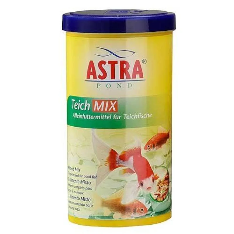 ASTRA TEICH MIX 1l/ 145g kombinované krmivo zmes vločiek, peliet, mäkkýšov a kôrovcov 