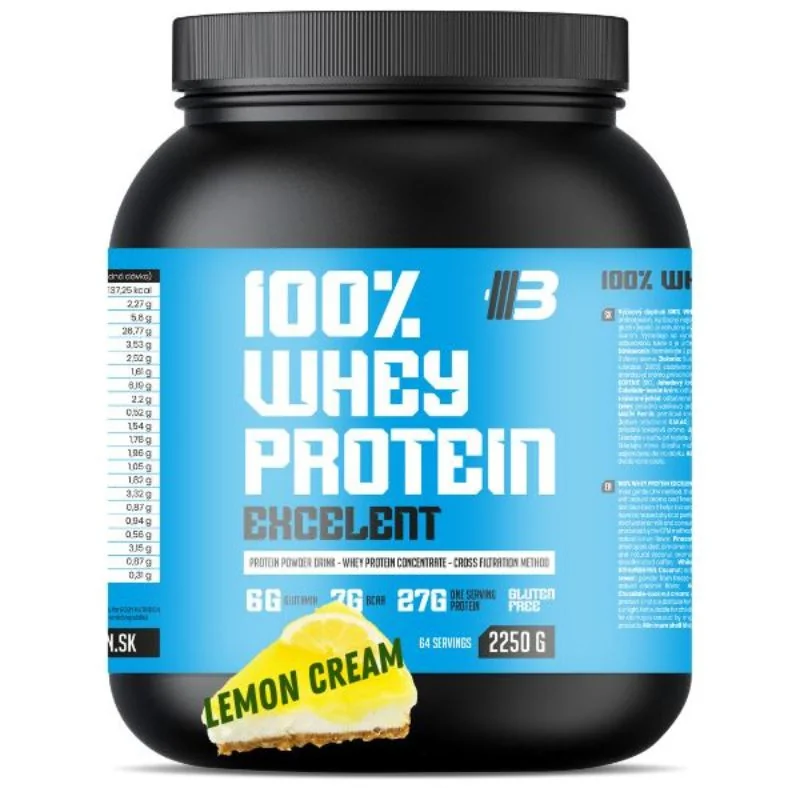 Excelent 100% Whey Proteín - citrónový krém od BODY NUTRITION - 2250g