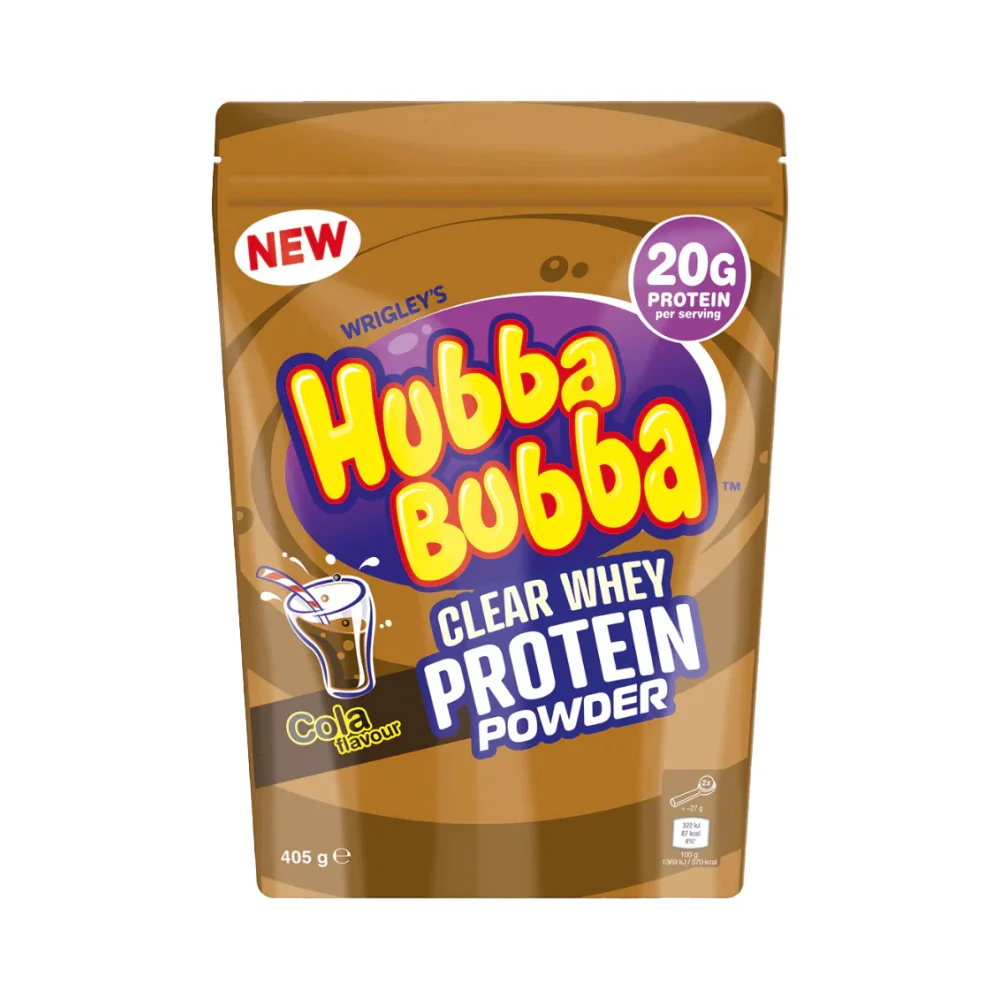 Mars Hubba Bubba Clear Whey Protein Powder 405 g cola