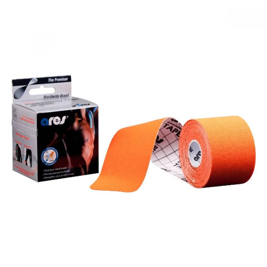 ARES Kinesio tejp 5cm x 5m oranžová