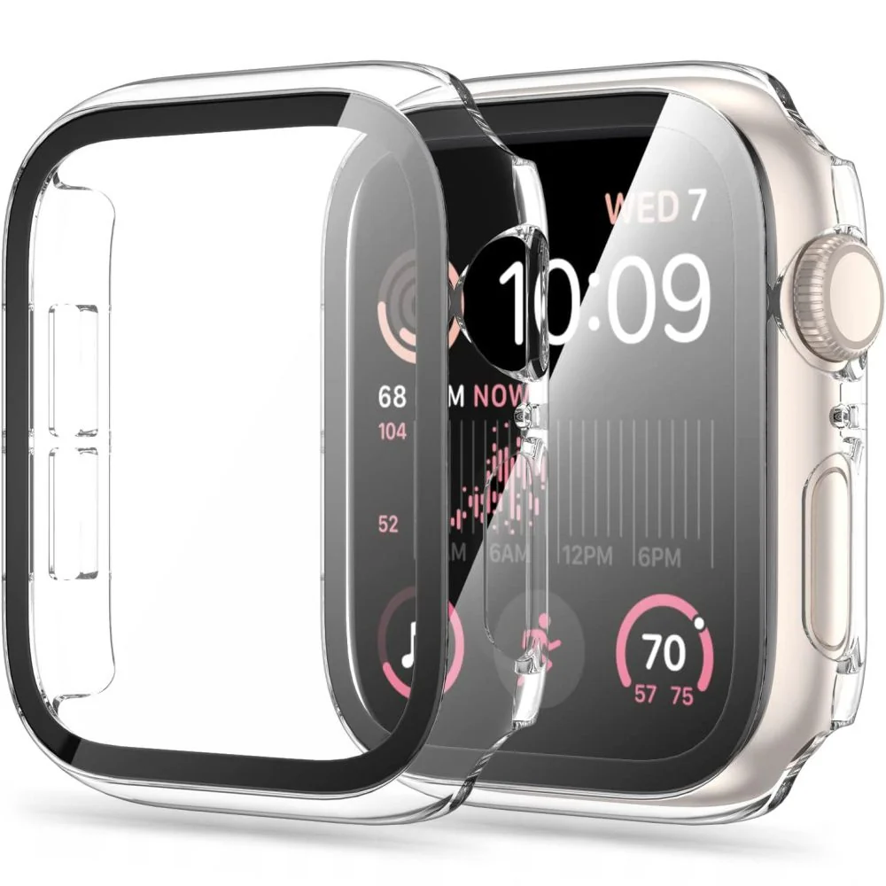 Tech-Protect Defense 360 puzdro na Apple Watch 4 / 5 / 6 / SE (40mm), priesvitné