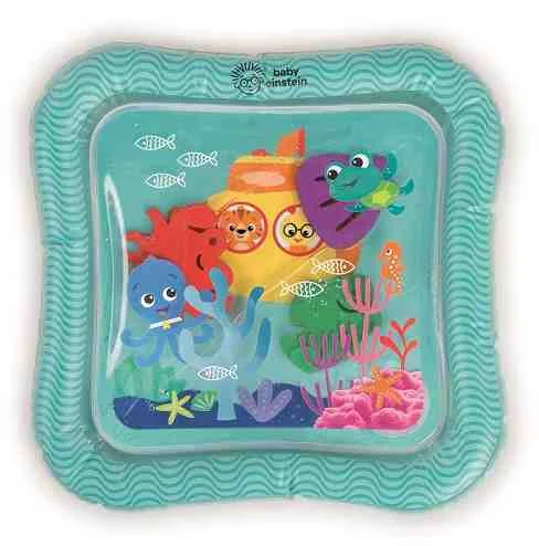 BABY EINSTEIN Podložka vodná 40x40 cm Sensory Splash™ 0m+ 1×1 ks, podložka pre deti