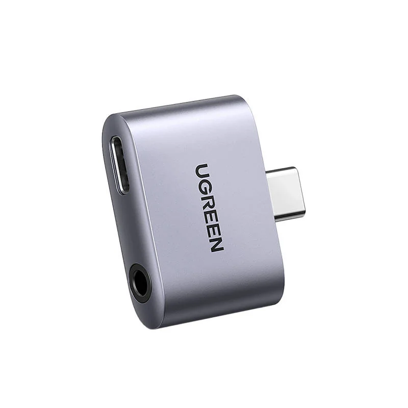 Ugreen CM231 adaptér USB-C / 3.5mm mini jack, šedý 