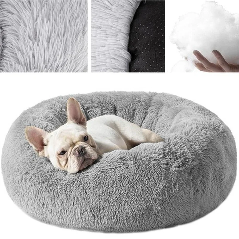 MG Dog Bed pelech pre mačky a psy 60 cm, sivý 