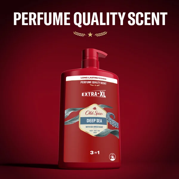 Old Spice Deep Sea sprchový gél a šampón 1×1000 ml, sprchový gél a šampón