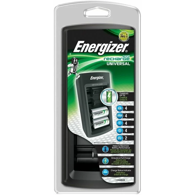 Energizer nabíjačka Charger Universal AA, AAA, C, D, 9V